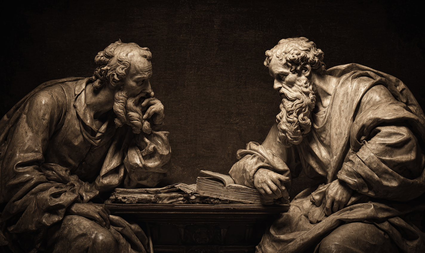 Ancient books and philosophical texts